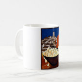 赤いコーヒーポット コーヒーマグカップ (正面左)