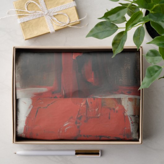 赤いゴシック様式の女性を切り離す 薄葉紙 (ギフト)