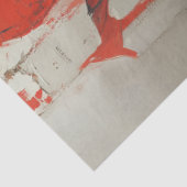 赤いゴシック様式の女性を切り離す 薄葉紙 (詳細)