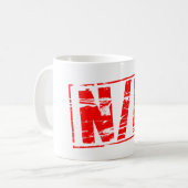 赤いゴム印 N/A 該当なし。 コーヒーマグカップ (正面左)