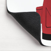 赤いゴルフバッグのゴルフ マウスパッド (コーナー)