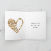 赤いゴールドハーツラブ カード (内部)