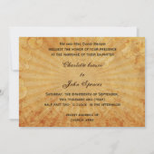 赤いサイコロヴィンテージラスベガスの結婚式の招待 招待状 (裏面)