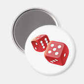 赤いサイコロ マグネット (正面/裏面)
