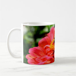 赤いサンゴエレガントフローラかわいいのまわりに コーヒーマグカップ