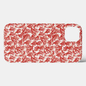 赤いサンゴ模様2 Case-Mate iPhoneケース (裏面 (横))