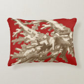 赤いサンゴ アクセントクッション (正面)