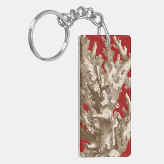 赤いサンゴ キーホルダー (正面左)