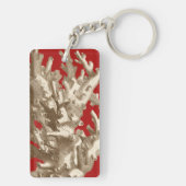 赤いサンゴ キーホルダー (裏面)