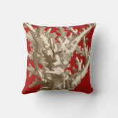 赤いサンゴ クッション (裏面)