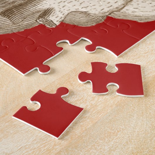 赤いサンゴ ジグソーパズル (側面)