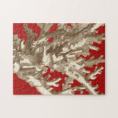 赤いサンゴ ジグソーパズル (横)