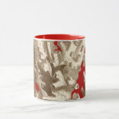 赤いサンゴ マグカップ (中央)