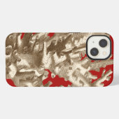 赤いサンゴ iPhoneケース (裏面横)