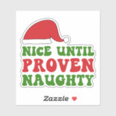 赤いサンタいけなハットまで素敵 シール (シート)