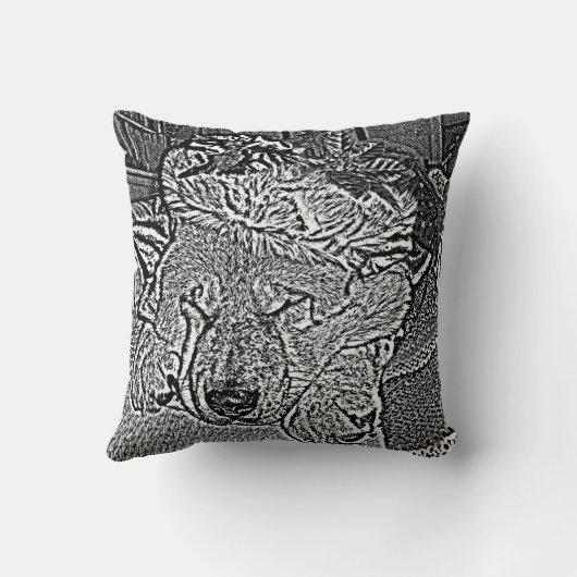 赤いサンタの帽子の睡眠の秋田かわいい犬 クッション (裏面)