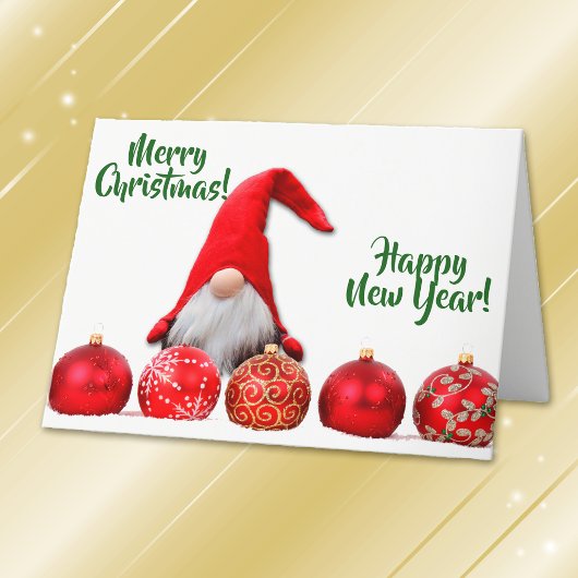赤いサンタの格言のクリスマス シーズンカード