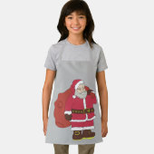 赤いサンタクロースに抱き枕とメガネ エプロン (インサイチュ)