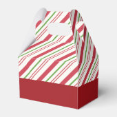 赤いサンタハットクリスマスに可愛い子犬のパグ フェイバーボックス (裏面サイド)