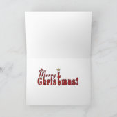 赤いサンタ シーズンカード (内部)