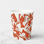 赤いザリガニの煮込みパーティー 誕生日パーティー 紙コップ (右)