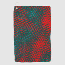 赤いシアンの上に赤いクリスクロスクラッチ