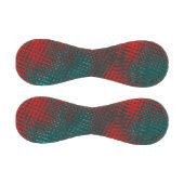 赤いシアンの上に赤いクリスクロスクラッチ 野球ボール (パネル)