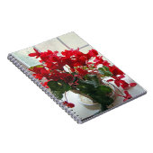 赤いシクラメンの花 ノートブック (右側)
