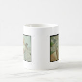 赤いシベリアンハスキー コーヒーマグカップ (中央)