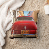 赤いシボレー クッション (ブランケット)