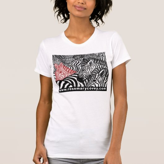 赤いシマウマ Tシャツ (正面)