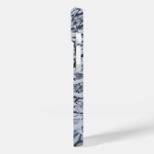 赤いショウジョウコウカンチョウの鳥の冬の雪の電話ケースアート Case-Mate iPhoneケース (裏面 / 左)