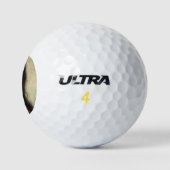 赤いショールを着た少女(Alexei Harlamoff) ゴルフボール (ロゴ)