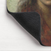 赤いショールを着た少女(Alexei Harlamoff) マウスパッド (コーナー)