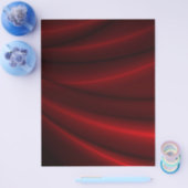 赤いシルキーの背景 チラシ (シングル)