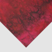 赤いシルク抽象芸術 薄葉紙 (詳細)