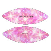 赤いシンプルピンクのキラキラ星があなたのテキストを追加 アメリカンフットボール (パネル)