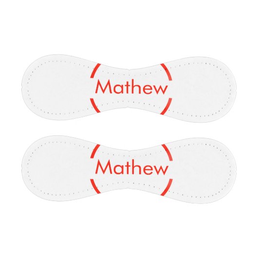 赤いシンプル丸あなたの名前の文字を追加文字 野球ボール (パネル)