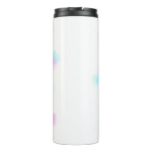 赤いシンプルpi水彩追加ロゴカスタム文字 タンブラー (裏面)