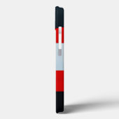 赤いジオメトリック形状 Case-Mate iPhoneケース (裏面 / 左)