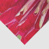 赤いジニアの花 薄葉紙 (詳細)