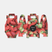 赤いジューシーなイチゴの写真ありがとう フェイバーボックス (折り畳みなし)