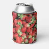 赤いジューシーなイチゴの写真 缶クーラー (缶裏面)