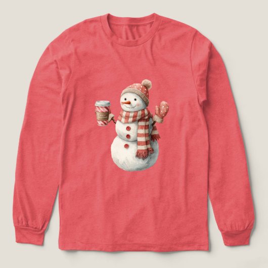 赤いジョリークリスマスレター トライブレンドＴシャツ (デザイン正面)
