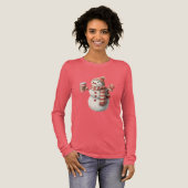 赤いジョリークリスマスレター トライブレンドＴシャツ (正面全体)