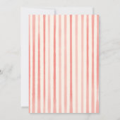 赤いジングル＆ミンゲル クリスマス サンタクロース パーティー 招待状 (裏面)