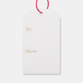 赤いジンジャージャーびん、チャイノアイセリーホリデー ギフトタグ (裏面)