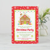 赤いジンジャーハウスのクリスマスパーティー 招待状 (スタンド正面)
