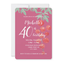 赤いスイカズラの実 水彩 手描き