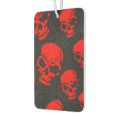 赤いスカルオンブラック カーエアーフレッシュナー (左)